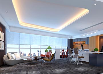 萬(wàn)銀投資公司辦公室裝修設(shè)計(jì)