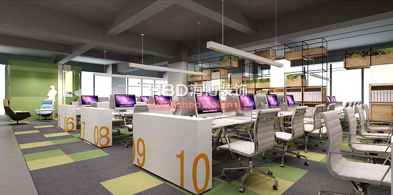百田信息科技公司辦公區(qū)裝修 百田信息科技公司辦公區(qū)裝修